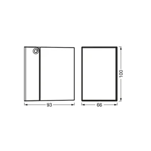 OSRAM Kinkiet zewnętrzny ENDURA CLASSIC CUBE, możliwość ściemniania, czarny, aluminium, nowoczesny - Lampy ogrodowe - miniaturka - grafika 1