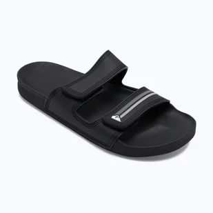 Klapki męskie Quiksilver Rivi Double Adjust black/grey/black - Klapki i japonki męskie - miniaturka - grafika 1
