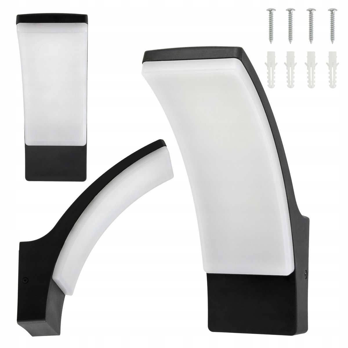 Kinkiet LED 12W Zewnętrzny Lampa Ogrodowa Zewnętrzna Elewacyjna Ścienna