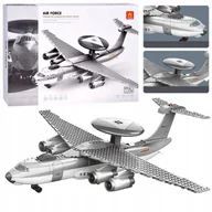 Klocki - Klocki techniczne Samolot wczesnego ostrzegania i kontroli 217ele ZA5746 - miniaturka - grafika 1