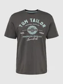 Koszulki męskie - T-shirt z nadrukiem z logo - miniaturka - grafika 1