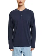 Koszulki męskie - ESPRIT Męski t-shirt 092EE2K302, 400/NAVY, XS - miniaturka - grafika 1