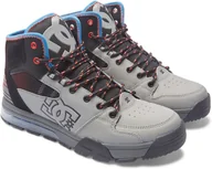 Buty zimowe męskie - buty zimowe męskie DC VERSATILE HI WR Grey/Blue Ashes - GBS - miniaturka - grafika 1