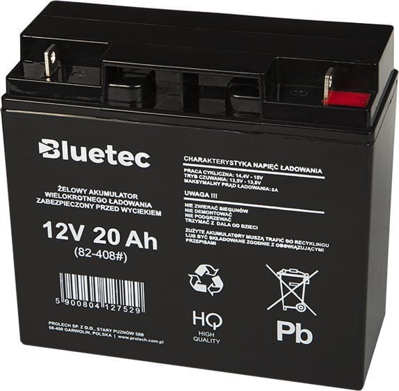 Blow 82-408# Akumulator żelowy 12v 20ah bluetec
