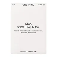Maseczki do twarzy - One Thing Cica Soothing Maseczka łagodząca w płachcie, 5 x 25 ml - miniaturka - grafika 1
