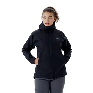 Kurtki damskie - Damska kurtka przeciwdeszczowa Rab Downpour Eco Jacket black - 8 - grafika 1
