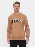 Bluzy męskie - Boss Bluza Soleri 07 50507939 Beżowy Relaxed Fit - miniaturka - grafika 1