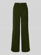 Spodnie damskie - Spodnie sztruksowe z elastycznym pasem model ‘KATE’ - miniaturka - grafika 1