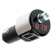 Transmitery FM - Transmiter Fm Bluetooth T-04 - miniaturka - grafika 1