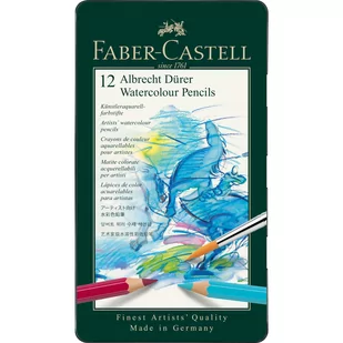 Faber-Castell Kredki akwarelowe Facer-Castell ALBRECHT DURER - 12 kolorów 117512 - Kredki, ołówki, pastele i pisaki - miniaturka - grafika 1