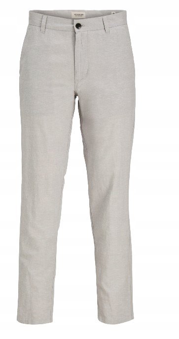 JACK&JONES SPODNIE MĘSKIE ELEGANCKIE BEŻOWE 31/30 N2A