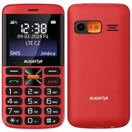 Telefony komórkowe - Aligator A910 4G Senior A910R Czerwony - miniaturka - grafika 1