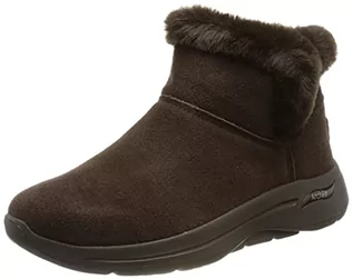 Botki damskie - Skechers Damskie botki Go Walk Arch Fit Cherish, czekoladowobrązowy, 39 EU - grafika 1