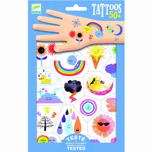 Pogoda - Tatuaże Dla Dzieci Djeco - Zabawki kreatywne - miniaturka - grafika 1