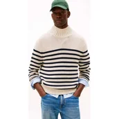 Swetry męskie - Tommy Hilfiger Półgolf Heritage | Loose fit - miniaturka - grafika 1