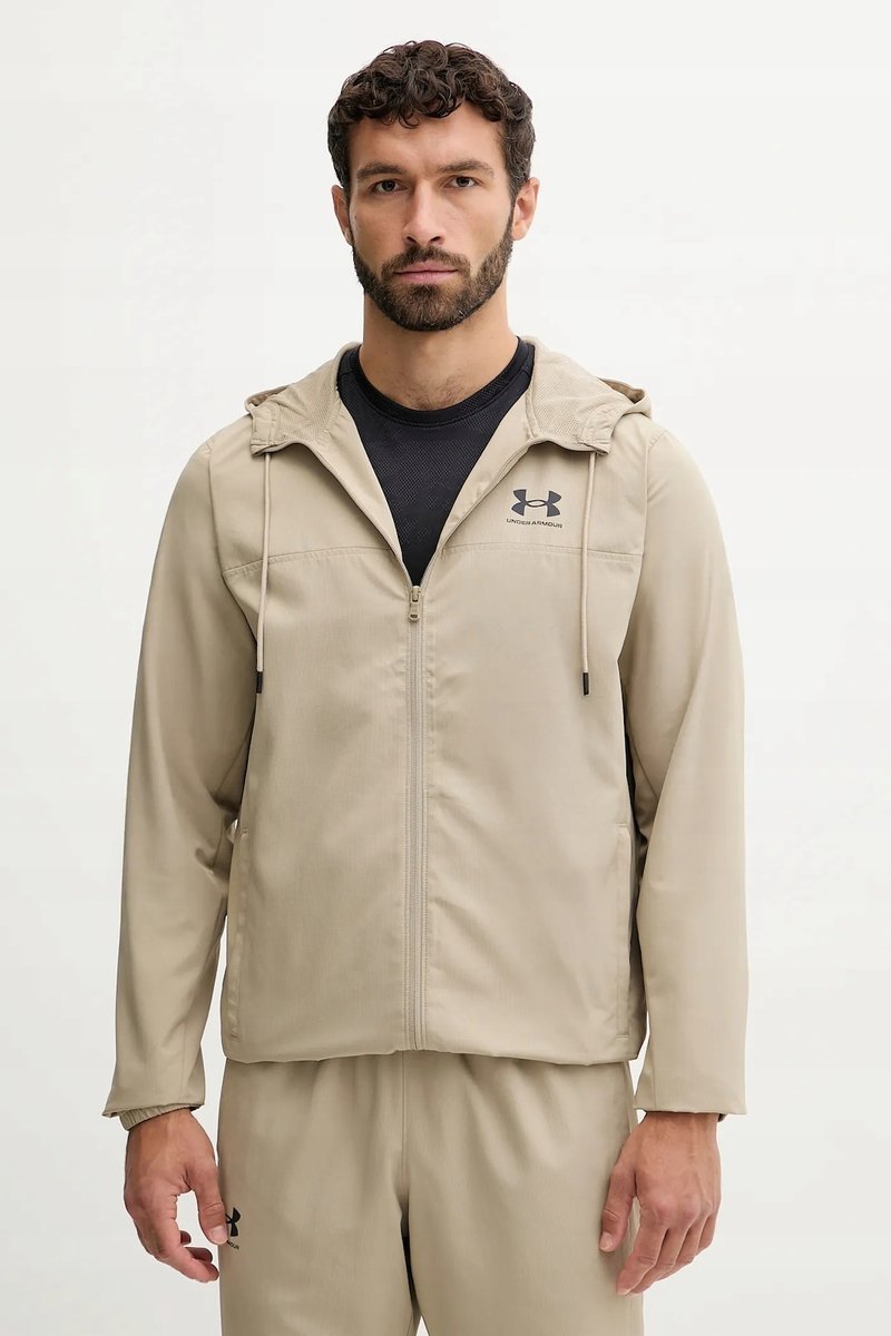 KURTKA MĘSKA WIATRÓWKA UNDER ARMOUR Z KAPTUREM Rival Woven 3XL