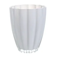 Donice - Osłonka szklana ISMENA 13 cm pastel jasny grafit - miniaturka - grafika 1