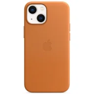 Etui i futerały do telefonów - Etui APPLE Leather Case MagSafe do iPhone 13 mini Złocisty brąz | Raty - miniaturka - grafika 1