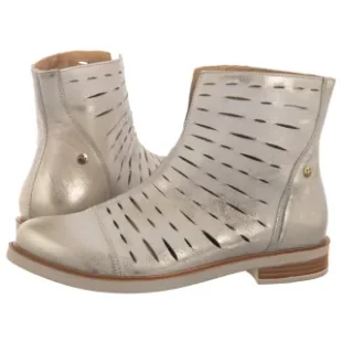 Botki Złote 06918-25/00-5 (MA1356-a) Maciejka - Botki damskie - miniaturka - grafika 1