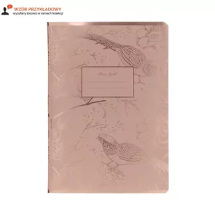 Zeszyt A5/60 linia metallic Rose Gold Interdruk - Zeszyty szkolne - miniaturka - grafika 1