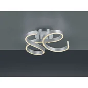 Lampy sufitowe - Trio Leuchten Designerska lampa sufitowa ze stali z 3-stopniowym ściemnianiem LED - Frank - miniaturka - grafika 1