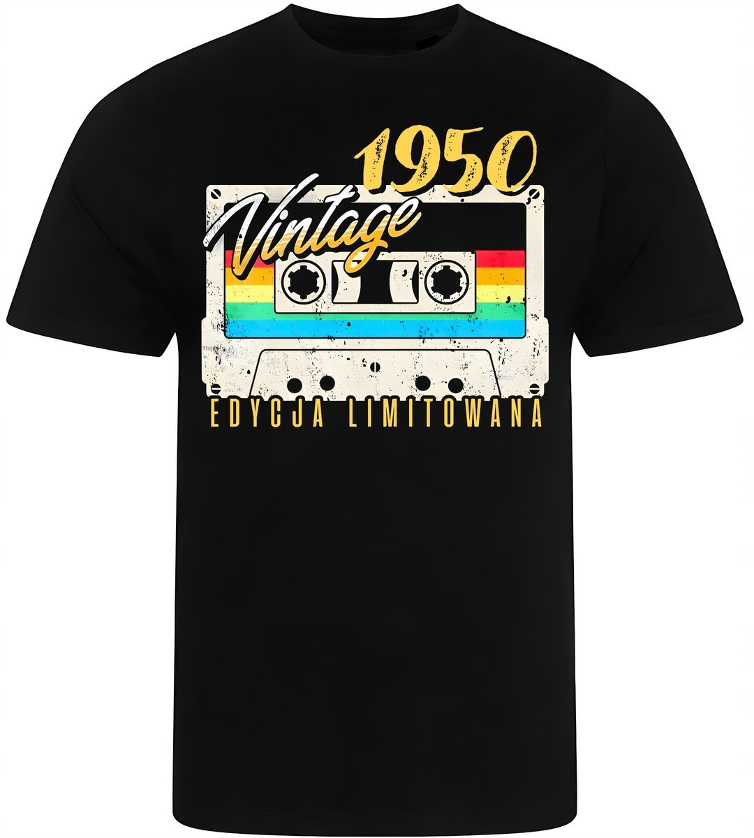 Koszulka Męska Nadruk Urodziny Rocznik 1950 Prezent Premium 3Xl