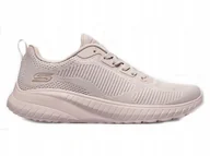 Buty sportowe damskie - Buty damskie Skechers 117209-NUDE lekkie 38 beżowe 38 niskie - miniaturka - grafika 1