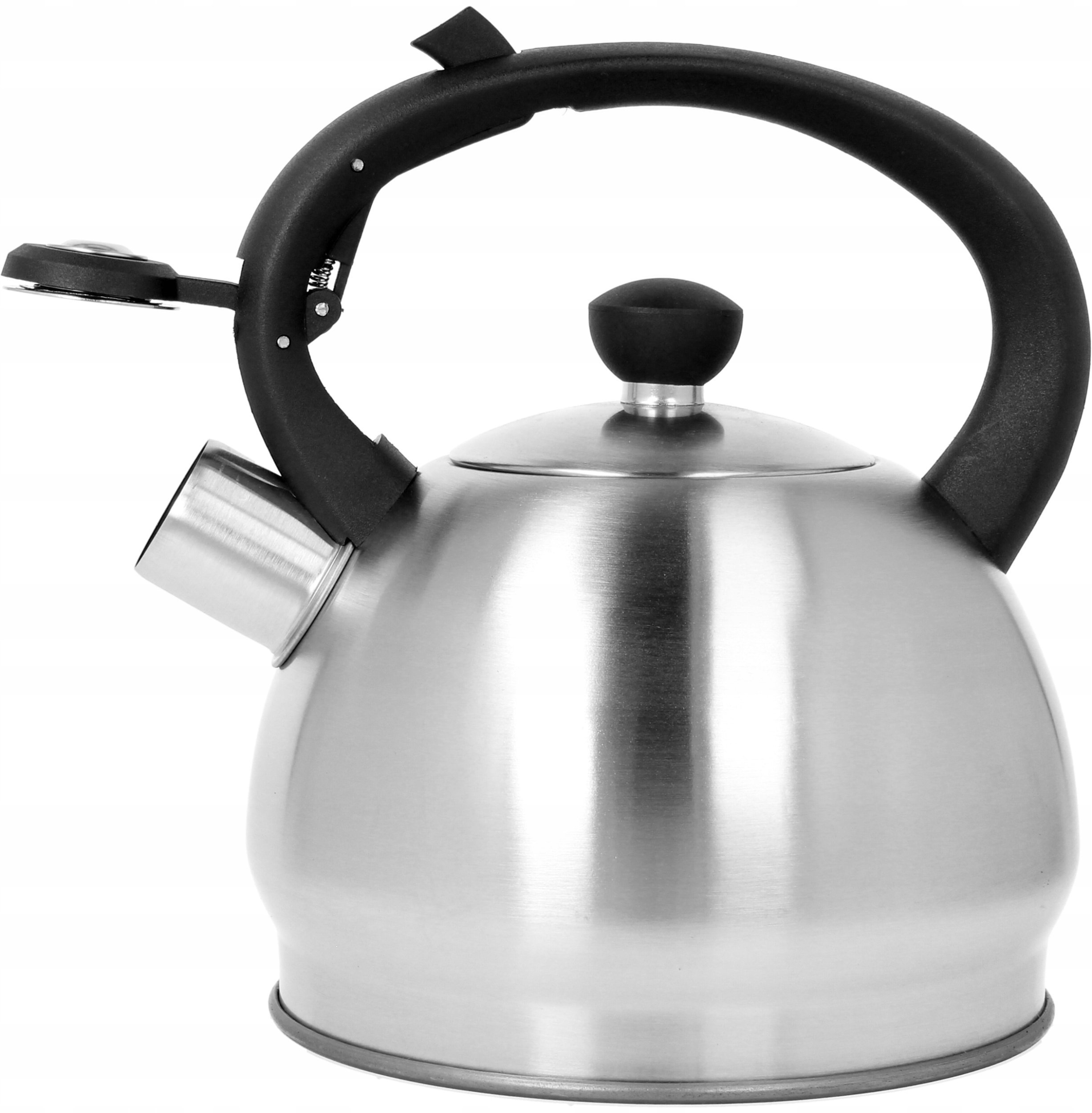Brunbeste Czajnik na gaz stalowy z gwizdkiem 1.8L indukcja czarny satynowy BRUNBESTE BB-2434