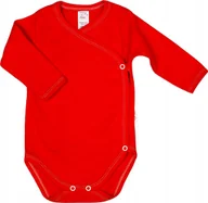 Body dla niemowląt - Body KOPERTOWE polskie CZERWONE r 74 KLEKLE - miniaturka - grafika 1