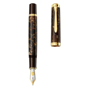 Pelikan Souverän - Pióro wieczne Renaissance Brown M M1000 - Pióra wieczne - miniaturka - grafika 1