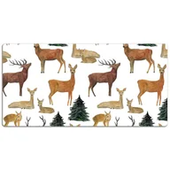 Podkładki na biurko - Duża mata na biurko Król lasu 120x60 cm - miniaturka - grafika 1