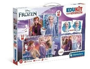Puzzle 48 + 36 + Memo + 6 klocków Edukit Frozen - Puzzle - miniaturka - grafika 1