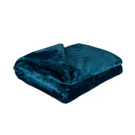 Narzuty - Koc XXL / Narzuta na łóżko petrol blue, 200 x 220 cm - miniaturka - grafika 1