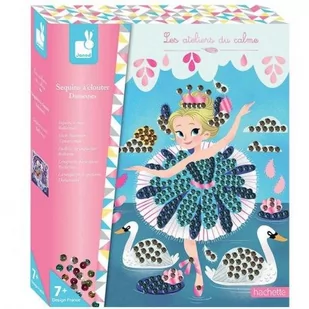 Janod Zestaw kreatywny. Urokliwe cekiny. Baletnice - Dekoratorstwo - miniaturka - grafika 2