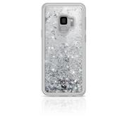 Etui i futerały do telefonów - Hama White Diamonds Sparkle Case Samsun Galaxy S9 Srebrne Gwiazdki - miniaturka - grafika 1