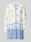 Sukienki - Sukienka tunikowa z mieszanka bawełny i wiskozy model 'ALMA' - miniaturka - grafika 1