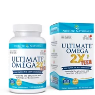 Witaminy i minerały - Ultimate Nordic Naturals Omega 2X TEEN (truskawak) Nastolatek ( 60 kaps) Nordic Naturals - miniaturka - grafika 1