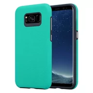Etui i futerały do telefonów - Pokrowiec Do Samsung Galaxy S8 PLUS Etui w TURKUSOWE LILIE  Obudowa Case Cover Ochronny Cadorabo - miniaturka - grafika 1