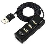 Huby USB - Unitek Hub 4 Y-2140 czarny - miniaturka - grafika 1