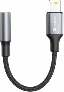 Swissten Lightning to Jack 3.5mm AUX Audio Adapter for iPhone and iPad 15 cm - Adaptery i przejściówki - miniaturka - grafika 1