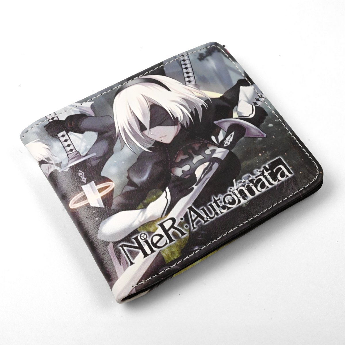 YoRHa No. 2 Type B 13 cm Eko-Skóra Portfel Nier Automata