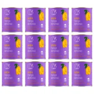 Owoce w puszkach i słoikach - Quality Food Pulpa z mango Alphonso 99,9% mango Zestaw 12 x 850 g - miniaturka - grafika 1