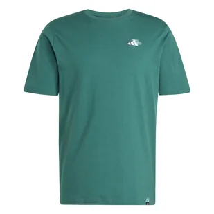 koszulka adidas Lounge Mini Embroidery Graphic JJ3980 - Koszulki męskie - miniaturka - grafika 1