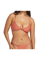 Stroje kąpielowe - Góra od stroju Volcom Simply Seamless Vneck Bikini Top biustonosz kąpielowy-S - miniaturka - grafika 1
