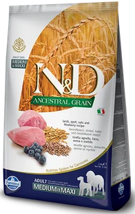 Farmina N&D Ancestral Grain Adult Lamb Spelt Oats Blue 2,5 kg - Sucha karma dla psów - miniaturka - grafika 3