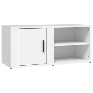 Lumarko Szafki pod telewizor, 2 szt., białe, 80x31,5x36,5 cm - Szafki RTV - miniaturka - grafika 7