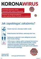 Instrukcje stanowiskowe BHP - DD023 INSTRUKCJA ZAPOBIEGANIA ZAKAŻENIA KORONAWIRUSEM SARS-COV-2, PN - PŁYTA PCV 1MM; (245X350MM) - miniaturka - grafika 1