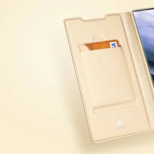 Dux Ducis Skin Pro kabura etui pokrowiec z klapką Samsung Galaxy S22 Ultra różowy - Etui i futerały do telefonów - miniaturka - grafika 15