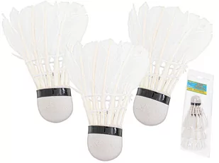 Lotki do badmintona z piór piórek 3szt - Badminton - miniaturka - grafika 1