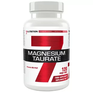 7NUTRITION Magnesium Taurate 120vegcaps - Witaminy i minerały dla sportowców - miniaturka - grafika 1
